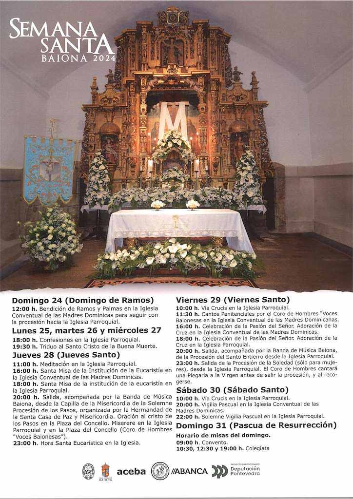 Semana Santa en Baiona 2024 Baiona / 
Bayona
